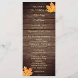 Elegante, maßgeschneiderte Hochzeitsprogramme für Programm