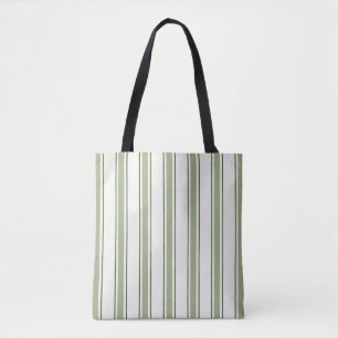 Elegante mediterrane Cabana-Streifen beruhigende O Tasche