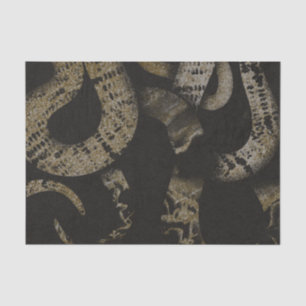 Elegante Medusa Snakes Luxus Kunst Seidenpapier
