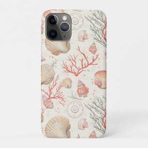 Elegante Meeresmuscheln & Korallenzweig Case-Mate iPhone Hülle