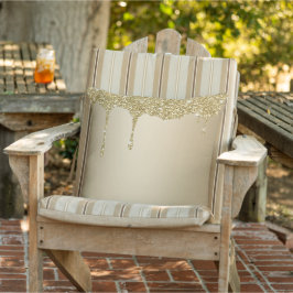 Elegante Melting Gold Glittery Glam Kissen