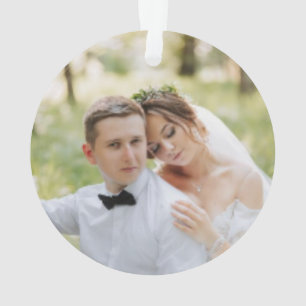 Elegante "Merry & Verheiratet" Weihnachtsschmuck Ornament