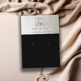 ELEGANTE METALLIC-SCHWARZE SILVER-LOGO-ERLEBNISANZ VISITENKARTE