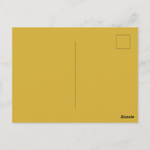 Elegante metallische Gold-Postkarte für besondere  Postkarte