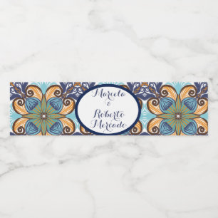 Elegante mexikanische Floral Talavera Wedding