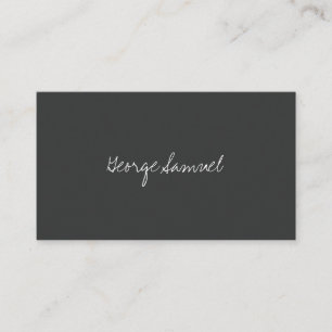 Elegante Minimal Business-Branding Visitenkarte