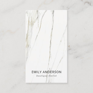 ELEGANTE MINIMAL CHIC MARBLE TEXTURE BERUFLICH VISITENKARTE