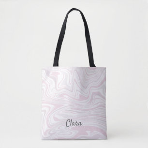 Elegante minimale erröten rosa u. weißer tasche