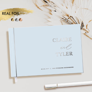 Elegante, minimale Hochzeit im wahrsten Sinne des  Gästebuch