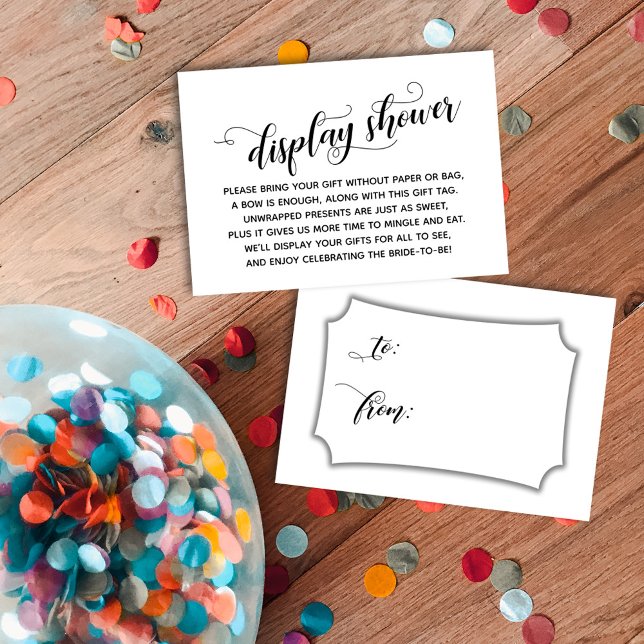 Élégante, minimale sans envelopper Fête des mariée (Créateur téléchargé)