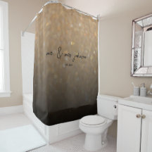 Elegante Minimalistisch Gold Glitzer Couple Weddin