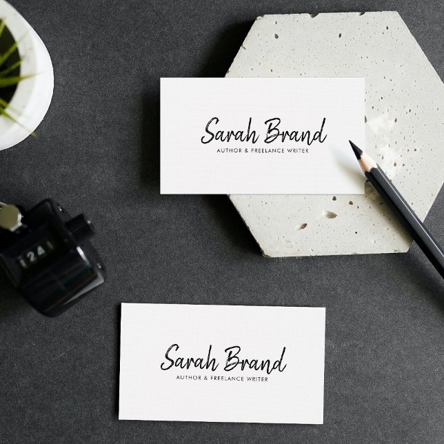 Elegante Minimalistisch Moderne Beruflich Visitenkarte (Von Creator hochgeladen)