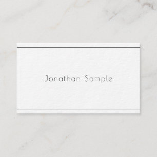 Elegante Minimalistisch Moderne Berufliche Sleek L Visitenkarte