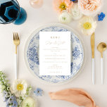 Elegante Minimalistisch-Script-Goldhochzeit Menükarte<br><div class="desc">Dieses stilvolle Hochzeitsmenü bietet elegante Schriftart und ist vollständig anpassbar. Teil einer Sammlung.</div>