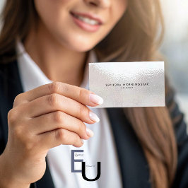 Elegante Minimalistische Berufliche Moderne Frosto Visitenkarte