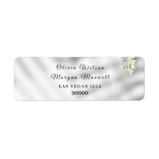 Elegante minimalistische botanische Hochzeit