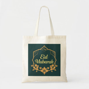 Elegante Minimalistische Eid Mubarak-Tasche Tragetasche