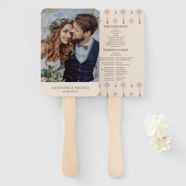 Elegante Minimalistische Frische Pasta machen Fächer (Vorne und Hinten)