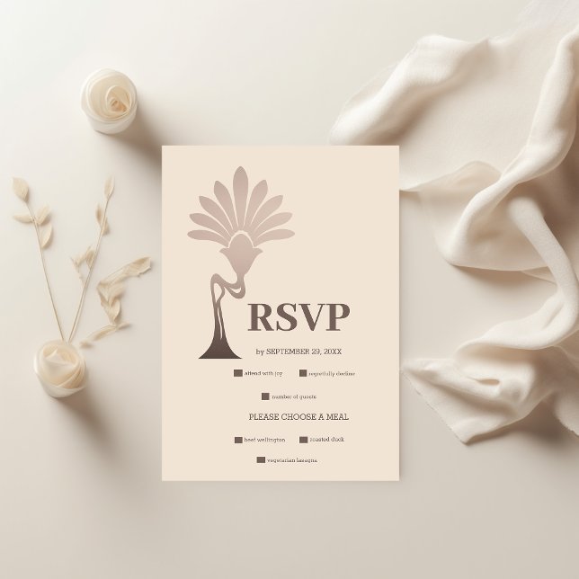 Elegante Minimalistische Frische Pasta machen RSVP Karte (Von Creator hochgeladen)