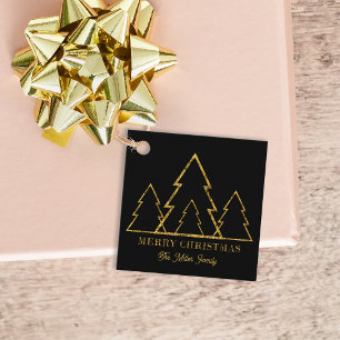 Elegante Minimalistische Goldgräber Geschenkanhänger