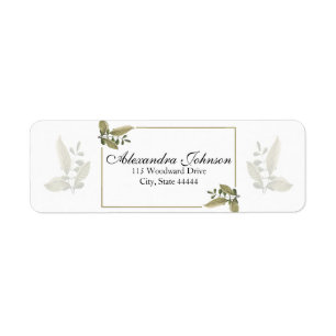 Elegante minimalistische Grüne Hochzeit