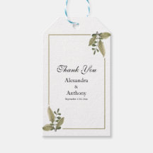 Elegante minimalistische Grüne Hochzeit
