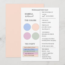 Elegante, Minimalistische, hellblaue und rot-rosa 