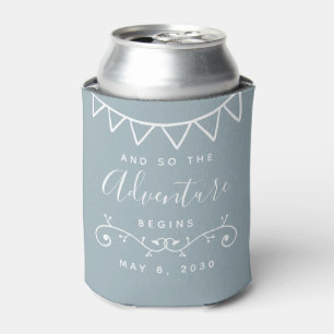 Elegante Minimalistische Hochzeit Dosenkühler