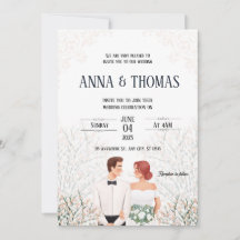 Elegante Minimalistische Hochzeit