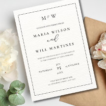 Elegante Minimalistische Hochzeit Moderne Hochzeit