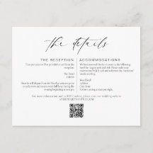 Elegante Minimalistische Hochzeitsdetails Einlegek