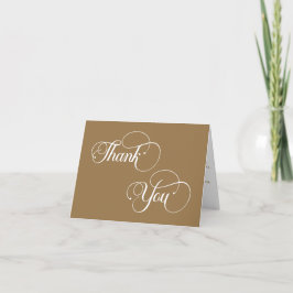 Elegante minimalistische islamische Hochzeit Dankeskarte