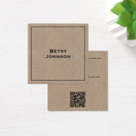 Elegante Minimalistische Kraft Paper Style Busines