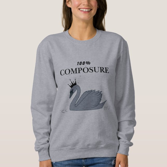 Elegante Minimalistische Kunst Sweatshirt (Vorderseite)