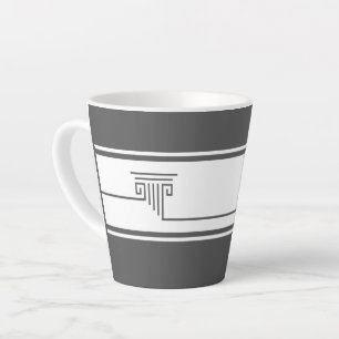 Elegante minimalistische Latte-Tasse Milchtasse