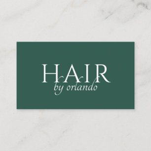 Elegante minimalistische Makeup-Artist-Typografie Visitenkarte