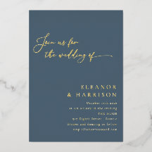 Elegante Minimalistische, moderne, dunkelblaue Scr