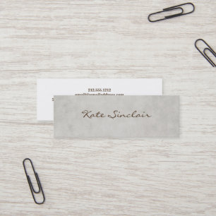 Elegante Minimalistische Moderne stilvolle Mini Mi Visitenkarte