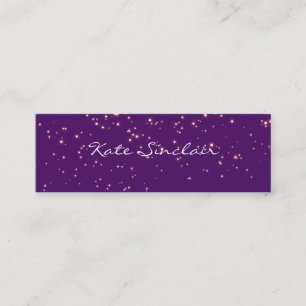 Elegante Minimalistische Moderne stilvolle Mini Mini Visitenkarte