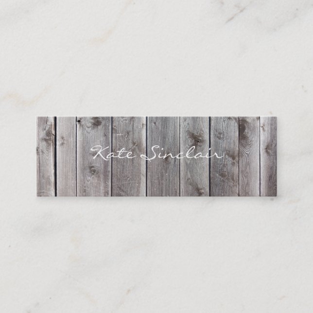 Elegante Minimalistische Moderne stilvolle Mini Mini Visitenkarte (Vorderseite)