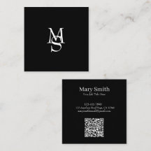 Elegante minimalistische Monogramm individuell anp