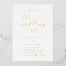 Elegante Minimalistische Schwarz-weiße Hochzeit