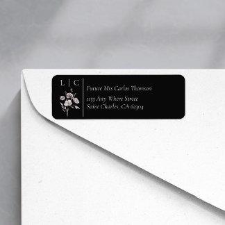Elegante minimalistische schwarze UAWG in Monogram