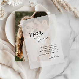 Elegante Minimalistische Script-Hochzeit