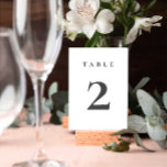 Elegante Minimalistische SkriptWedding Tischnummer<br><div class="desc">Elegante Minimalistische Script Hochzeit Tischnummer. Entdecken Sie die gesamte Sammlung für ein koordiniertes Hochzeitsthema. Dm für Beratung oder Personalisierung</div>
