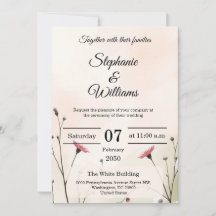 Elegante minimalistische typografische Hochzeits-E