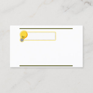 Elegante minimalistische Visitenkarte mit goldenem