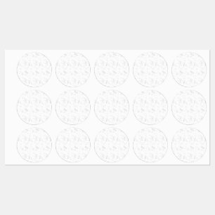 Elegante minimalistische Vorratsraum-Wasserfest-Et Etiketten