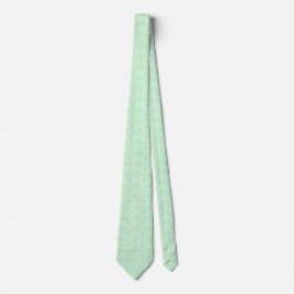 Elegante, mintgrüne, blühende Damaskus 2 Krawatte