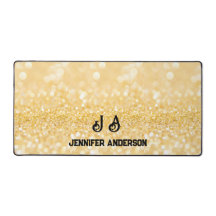 Elegante Mit Monogramm Imitats Goldblase